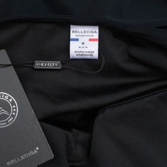 Relleciga One Piece Swimsuit Women's M Black High Cut Adjustable Straps NWT - Picture 6 of 7